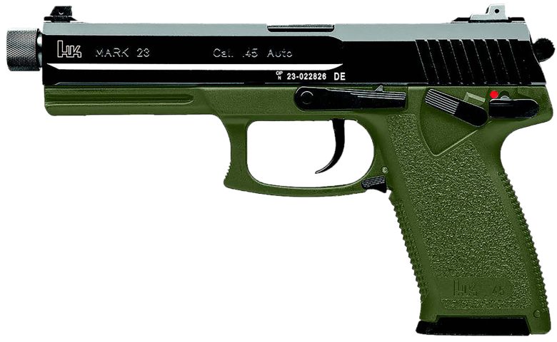 HK MARK 23 OD GREEN 45ACP 10RD PISTOL