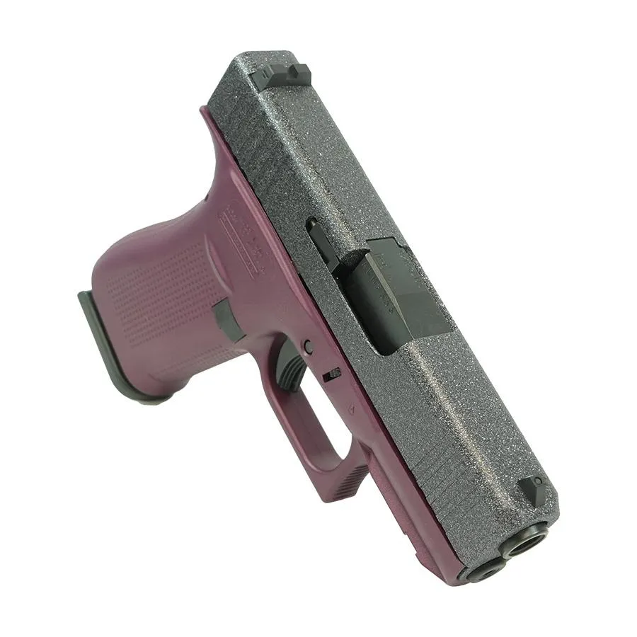 Glock 43X Glitter Slide/Black Cherry Frame 9mm 10rd Handgun