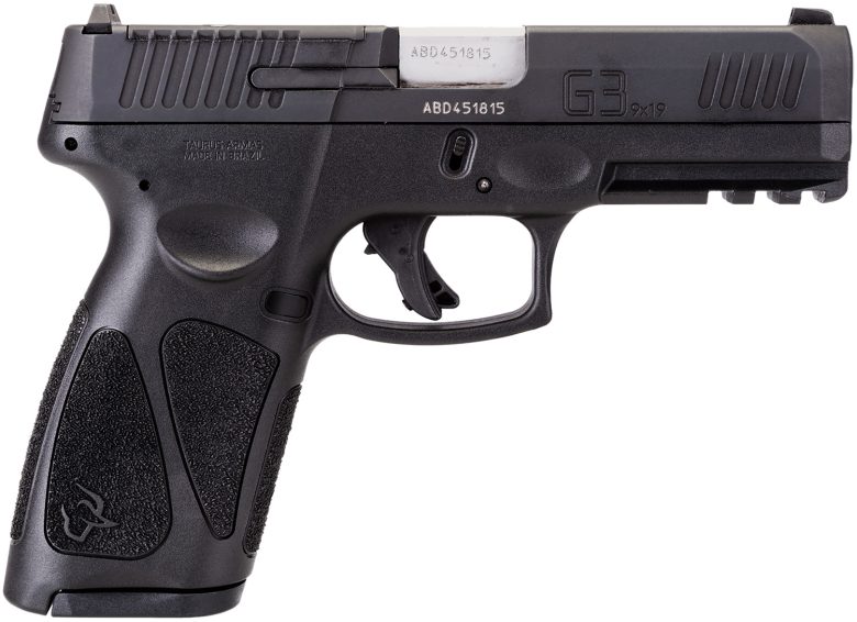 Taurus 1G3P94117 G3 T.O.R.O. Full Size 9mm Luger 17+1 4" Matte Stainless Steel Barrel, Matte Black Tenifer Optic Ready/Serrated Slide, Black Polymer Frame w/Picatinny Rail, Black Polymer Grips