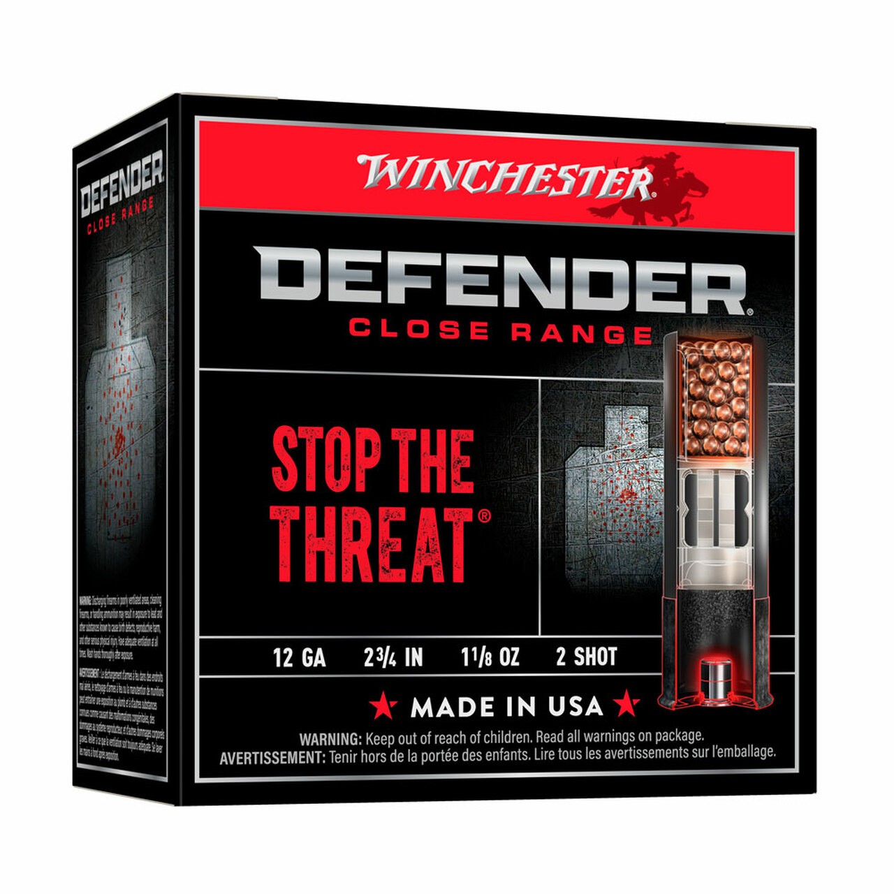 WIN DFNDR 12GA 2.75'' #2 25