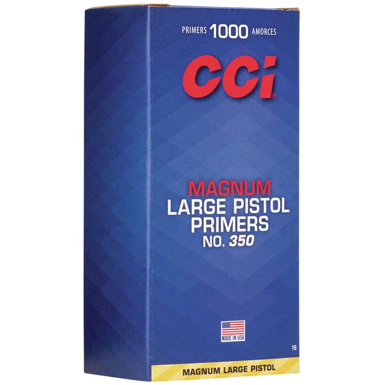 CCI #350 Magnum Large Pistol Primer - 1000 Count