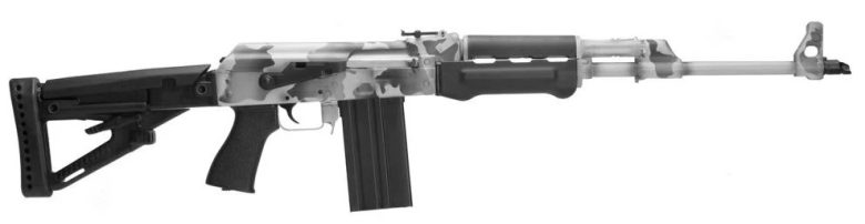 Zastava ZPAP M77 .308 Win Rifle Snow Camo Polymer Stock