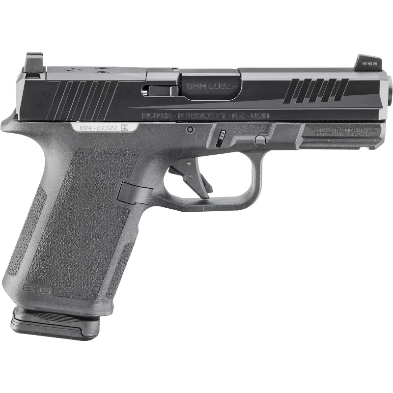 Ruger RXM Stealth Gray 9mm 4" Optic-Ready Tritium Sight 15+1 Flat Trigger Gray Cerakote Pistol