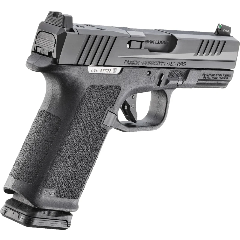 Ruger RXM Stealth Gray 9mm 4" Optic-Ready Tritium Sight 15+1 Flat Trigger Gray Cerakote Pistol
