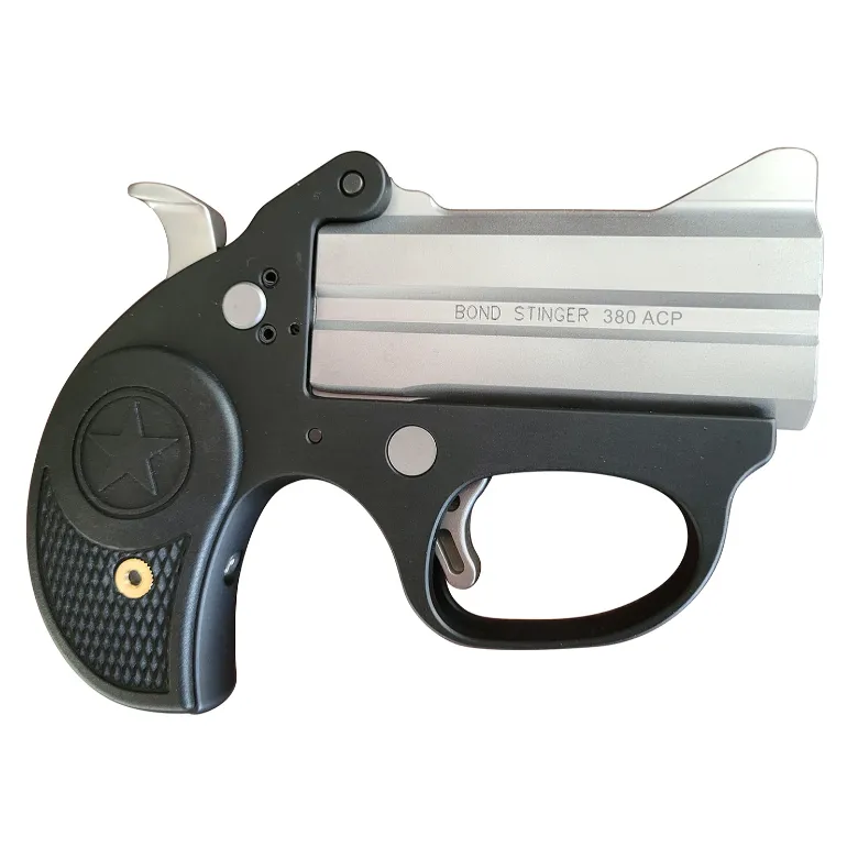 Bond Arms Stinger Black .380 ACP Derringer 3" Stainless Barrel