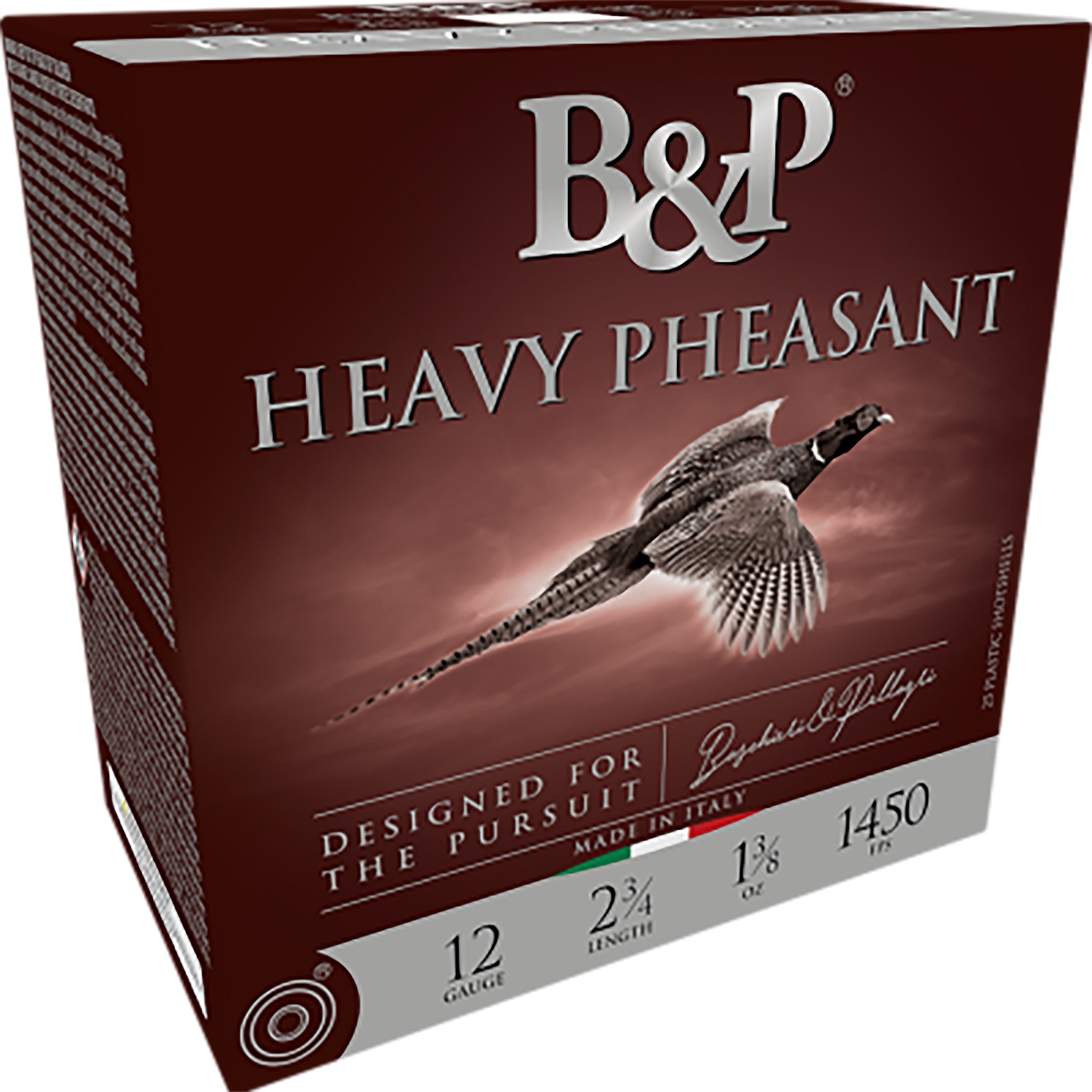 B&p Ammunition 123B58H6 Heavy Pheasant 12Gauge 3" 1 5/8oz 6Shot 25 Per Box/10 Case