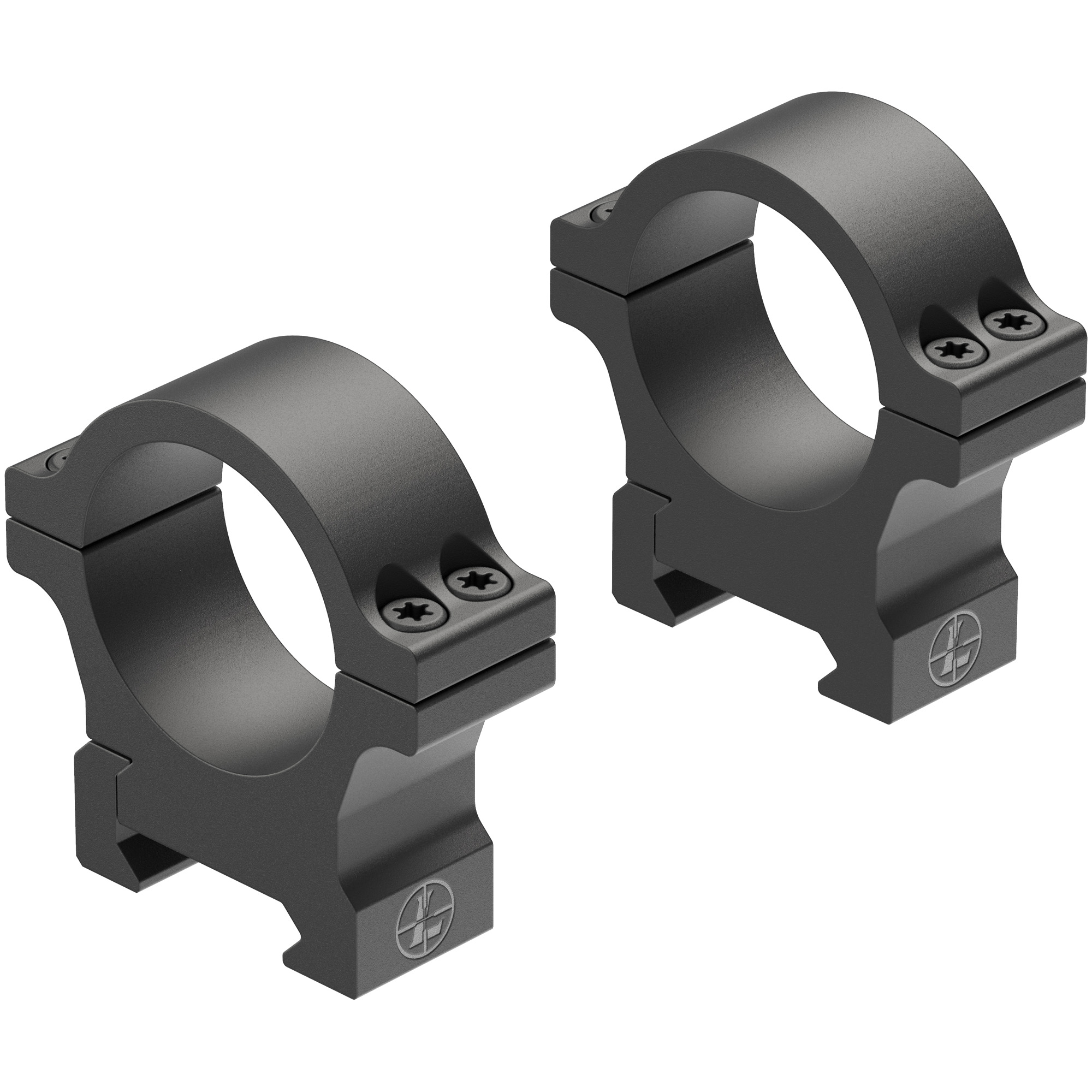 Leupold Open Range Cross-Slot Matte Black 30mm Medium Scope Rings