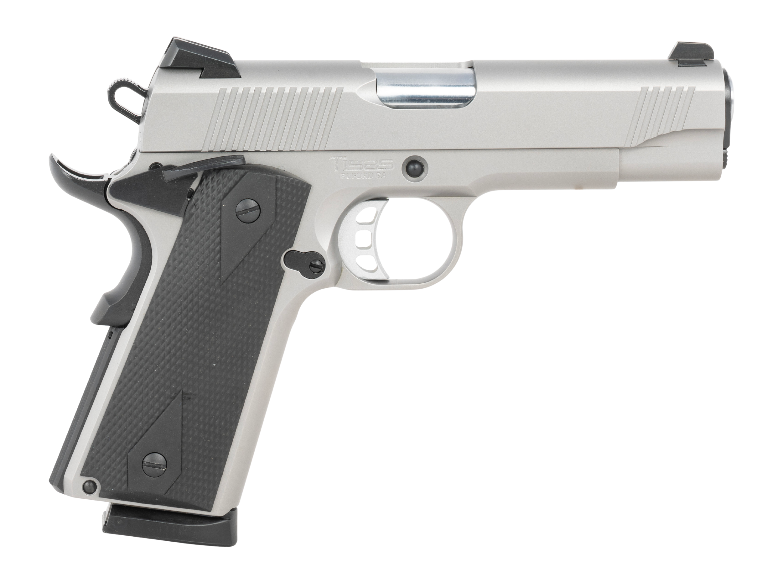 Tisas Arms 1911 Carry Stainless Steel 45 ACP 4.25" Barrel Semi-Auto Pistol - image 4 of 6
