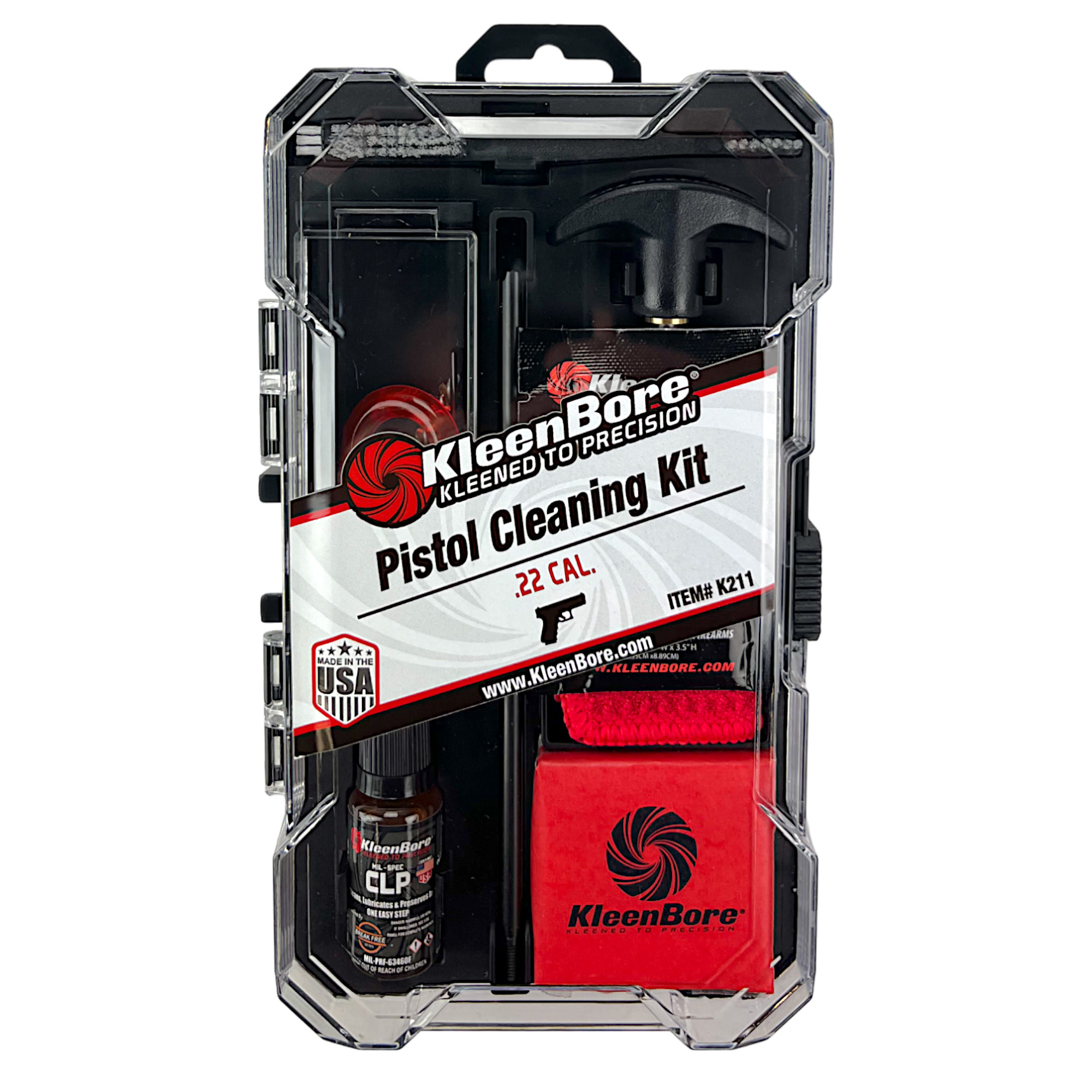 Kleen-Bore 22 Cal Handgun Cleaning Kit