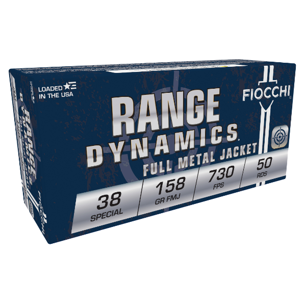 Fiocchi Range Dynamics 38SPCL 158Gr FMJ 50 Rounds Ammunition