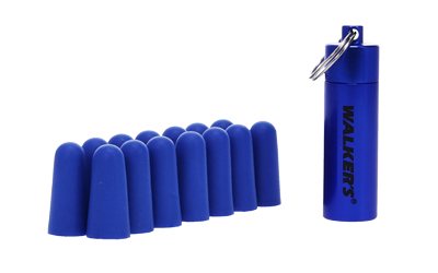 Walker's Game Ear Foam Ear Plugs 32dB Yellow 7 Pair with Aluminum Canister