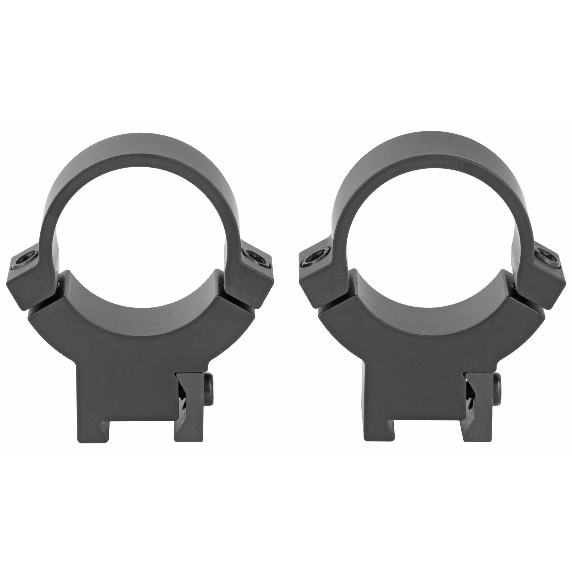 Warne Maxima 722M Rimfire Scope Rings, 70/30 Split, High, 1"