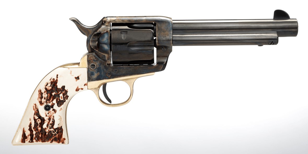 Taylor's & Company Cattleman .357 Mag 5.5" Blued/Stag Grip