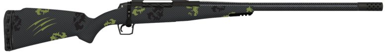 Fierce Firearms TROG300WIN24BF CT Rogue 300 Win Mag 3+1 24" Carbon Fiber Barrel, Black Cerakote Titanium Rec, Forest Camo Rogue Stock