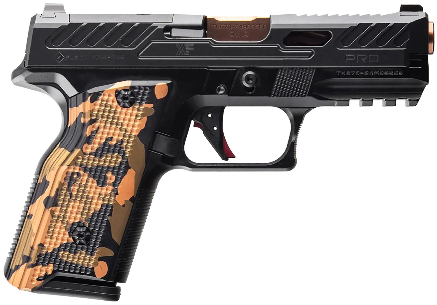 Fusion XF Pro 9mm 4" 15rd Bronze Finish Pistol XF-9-BR