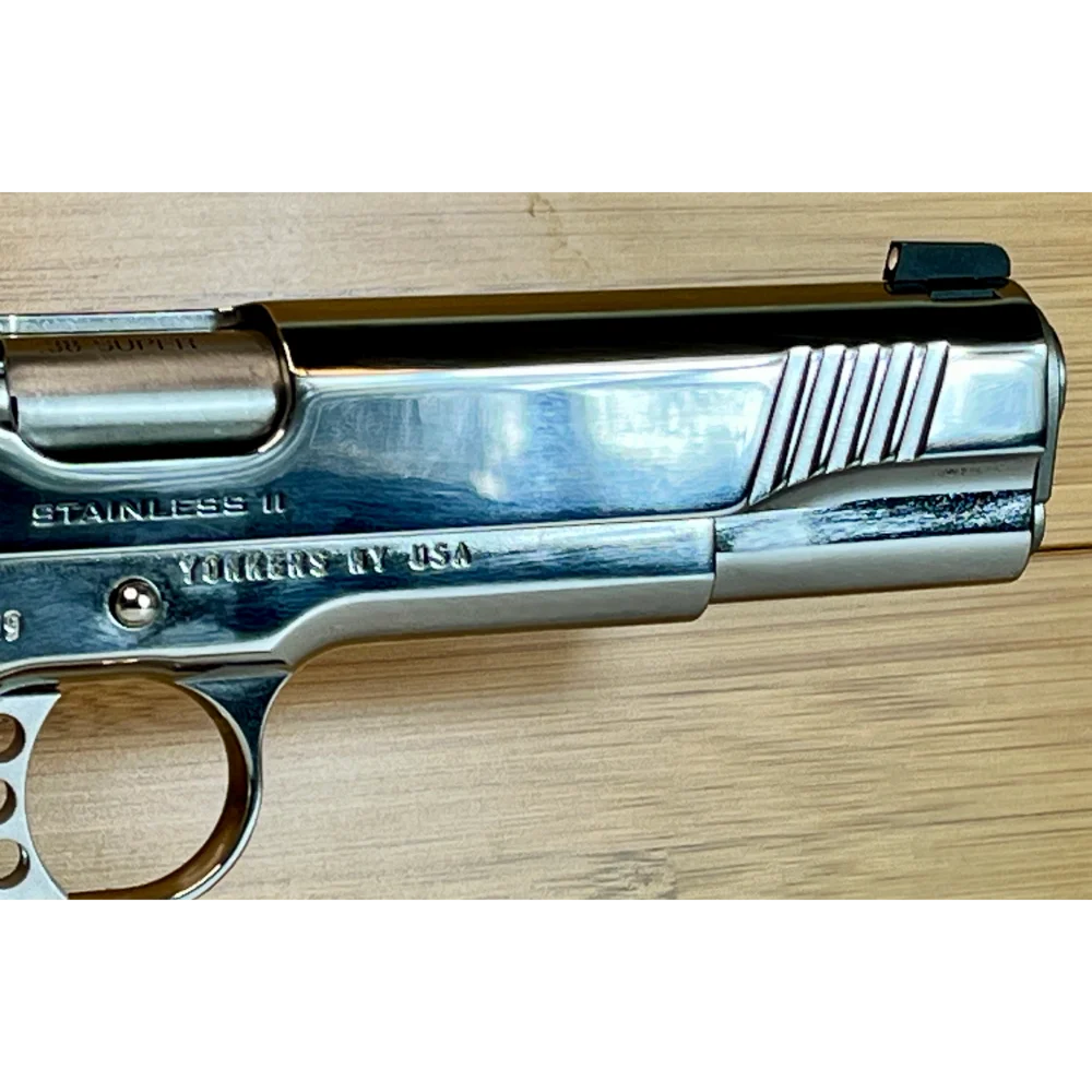Kimber High Polish Stainless II 1911 38 Super Pistol 9RD