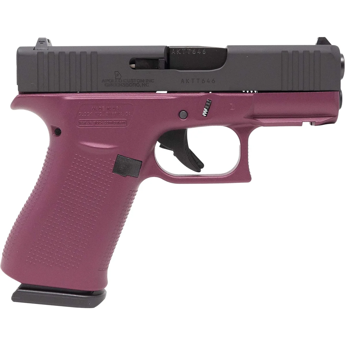 Glock 43X Black Cherry Elite Black 9mm 10-Rd Pistol
