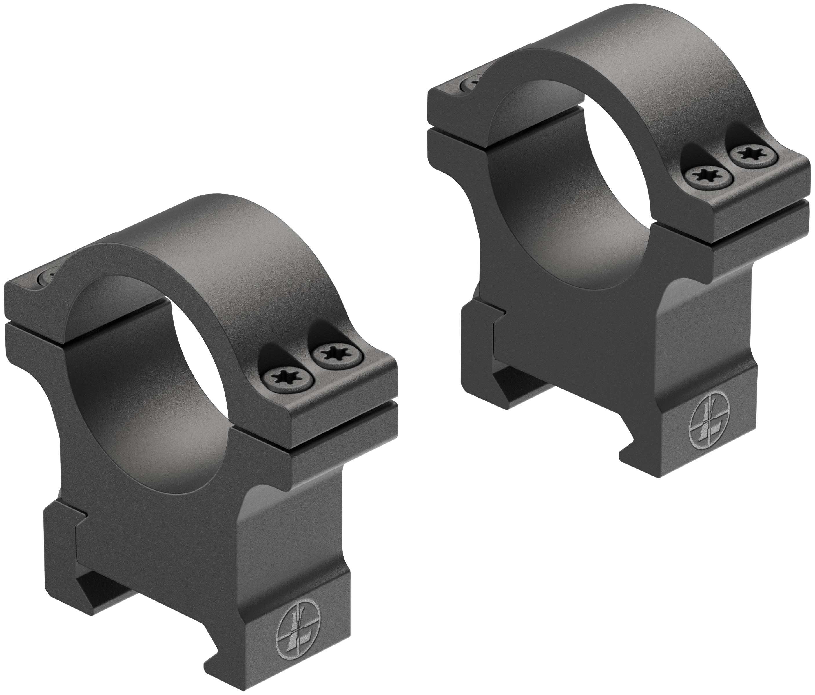 Leupold Open Range Cross-Slot 1" High Matte Black Scope Rings - image 8 of 8