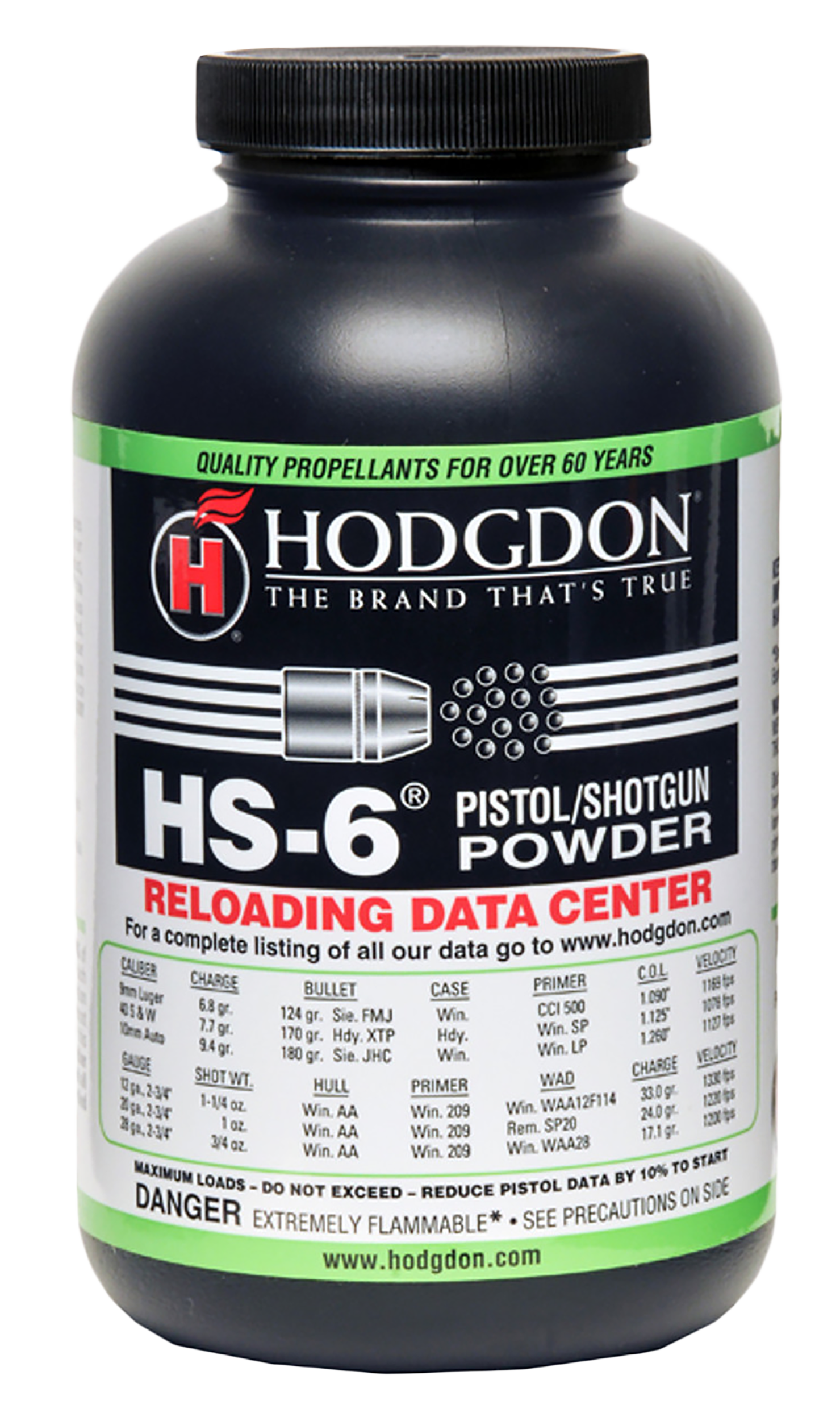 Hodgdon HS-6 Smokeless Powder 1 lb