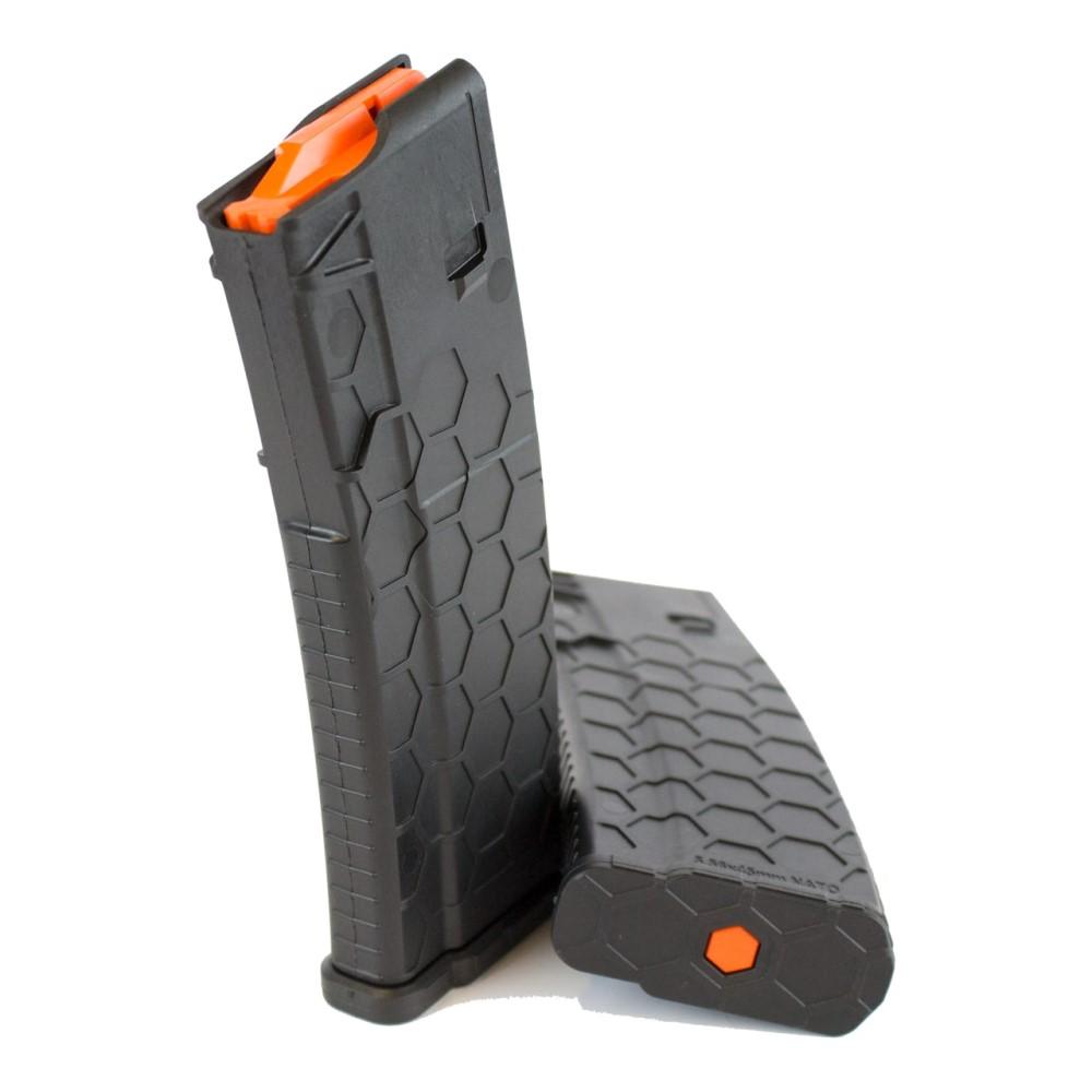 Hexmag Series 2 AR-15 5.56/.223 10rd Magazine Black with Orange Follower