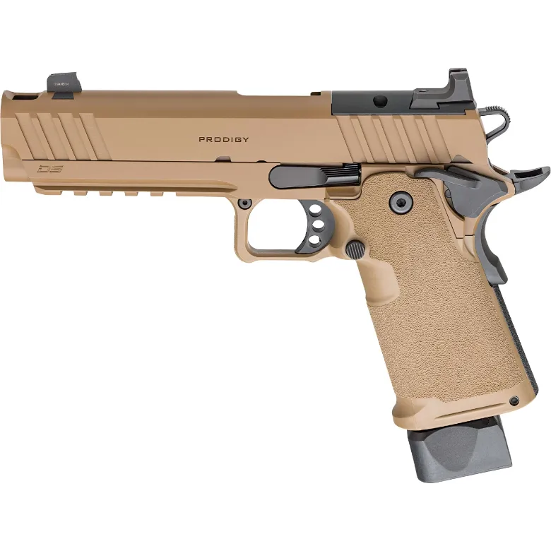 SPRINGFIELD AMRORY 1911 DS PRODIGY COMP FDE 9MM 5" 20-RD SEMI-AUTO PISTOL