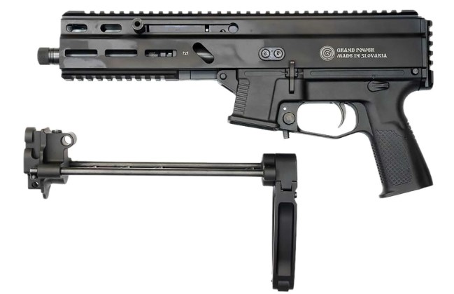 Grand Power Stribog SP10A3 10mm 8" PDW Tailhook Brace