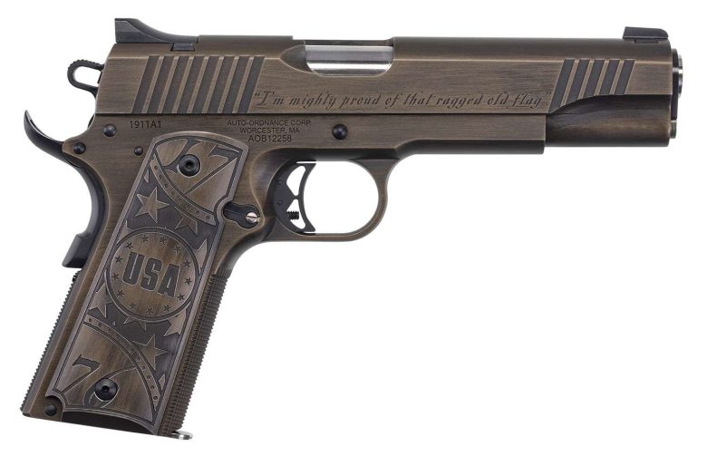 Auto-Ordnance 1911 Glory .45 ACP Pistol 5" Stainless Steel 7rd Magazine