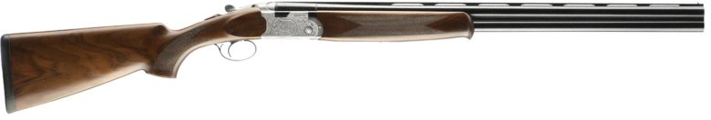 Beretta USA J686F1228 686 Silver Pigeon I 12 Gauge 3" 2rd 28" Blued Over/Under Vent Rib Barrel,  Silver Engraved Receiver, Fixed Grade II Walnut Wood Stock, Right Hand