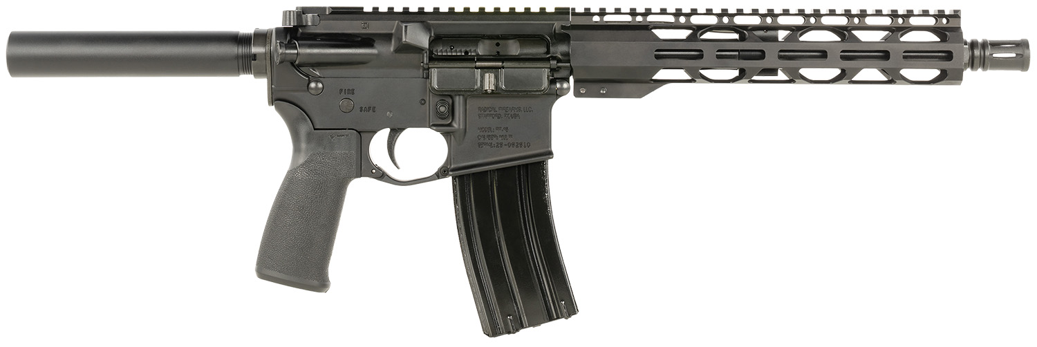 Radical Firearms RPR 300 Blackout 30+1 10.50" Black Threaded Barrel, M-LOK Handguard, Black Anodized Aluminum Receiver w/Picatinny Rail, Pistol Tube
