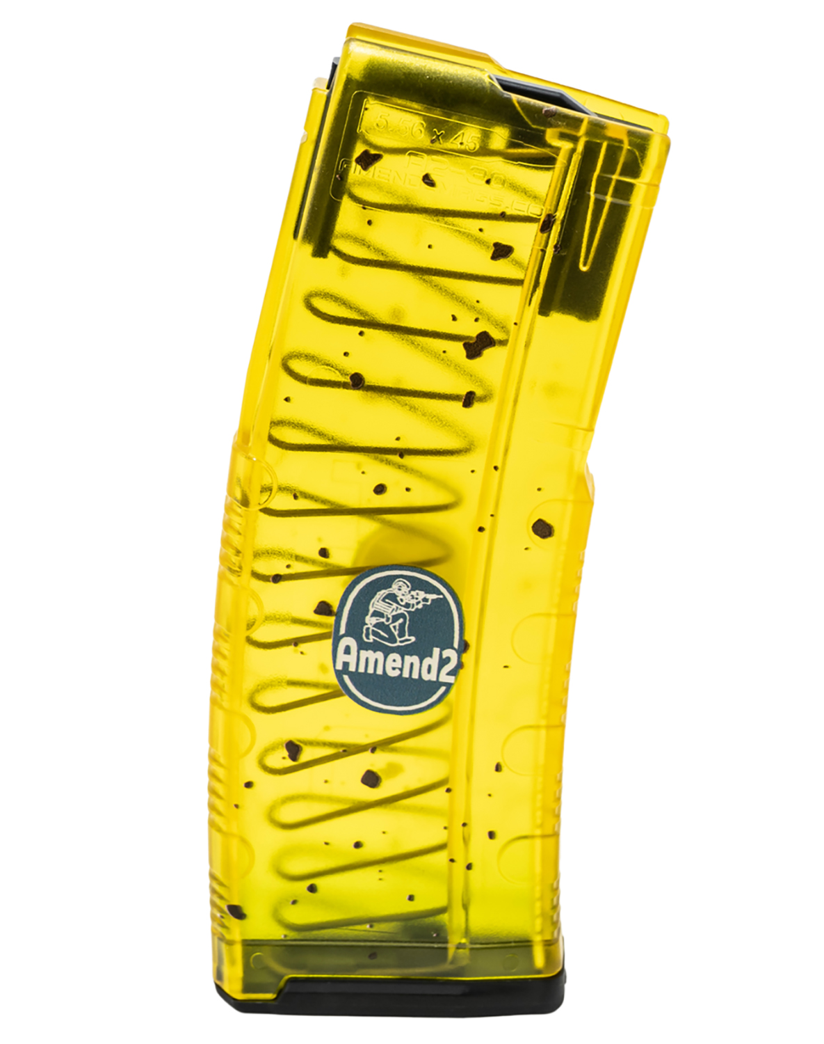 Amend2 MOD-C 5.56 30rd AR-15 Banana Mag Yellow/Green Polymer