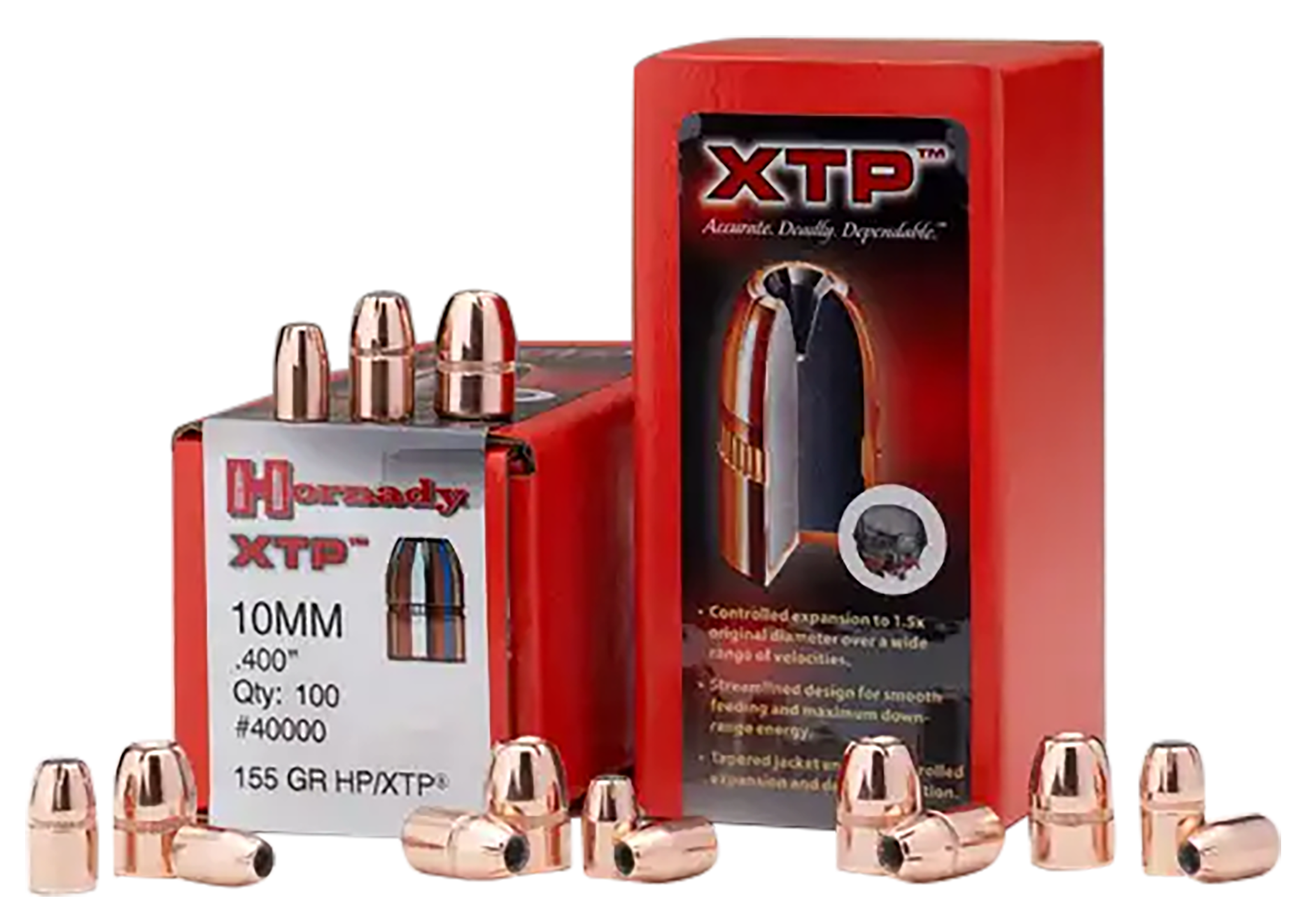 Hornady XTP .357 Caliber 158 Grain Hollow Point Bullets (100 Count) - image 4 of 5