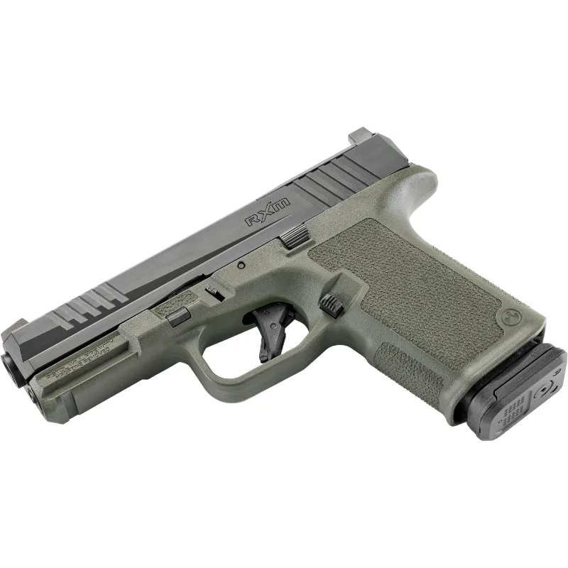 Ruger RXM ODG 9mm 4" Optic-Ready Tritium Sight 15+1 Flat Trigger Green Cerakote Pistol