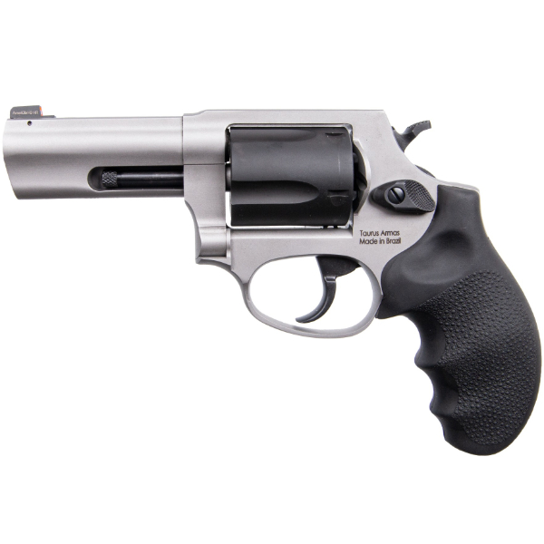 Taurus 605 Stainless Hogue Grips 357 Mag Revolver