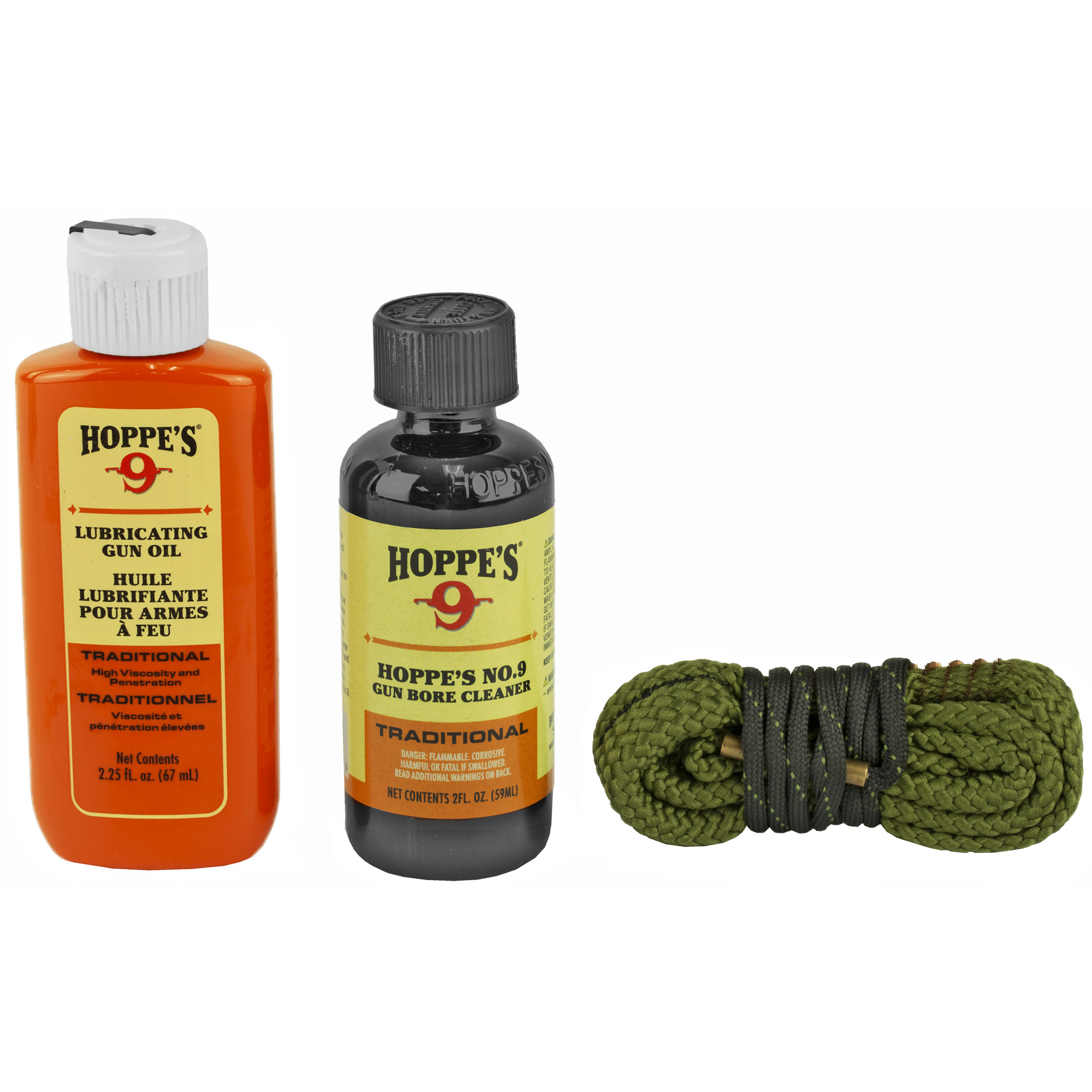 Hoppe's 1-2-3 Done! Cleaning Kit, 9MM Pistol