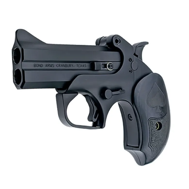 Bond Arms Black Jack 45LC/410 Derringer – 3.5" Black Cerakote Spade Grip