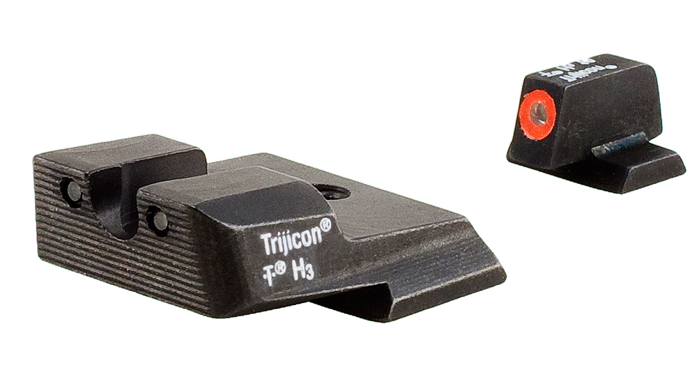 Trijicon HD Green Tritium Night Sights Orange Front for Smith & Wesson M&P - image 3 of 6