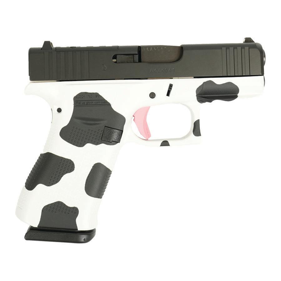 Glock 43X Cow Hydro Dipped Custom 9mm 3.41" 10-Rd Slim Carry Pistol