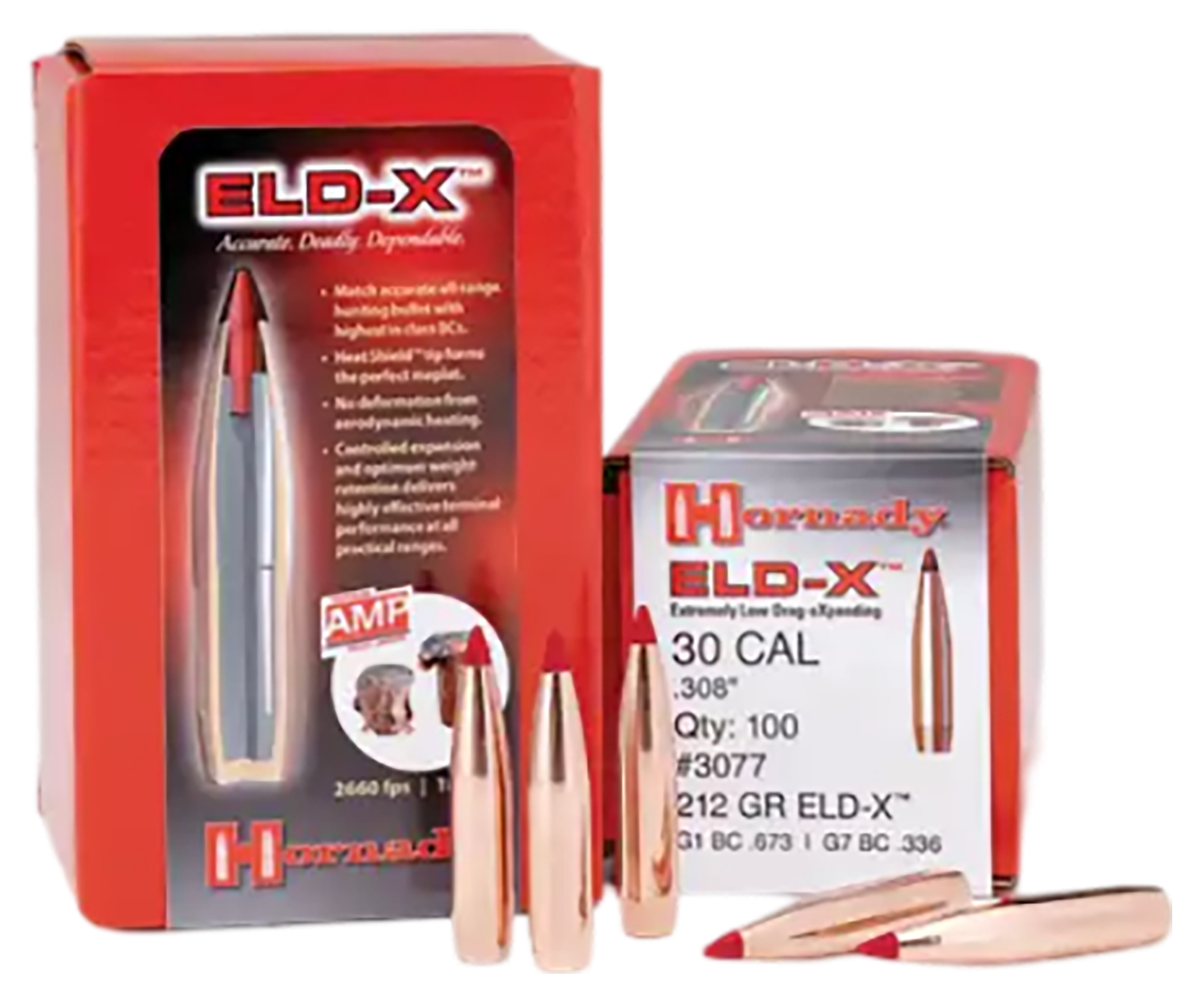 Hornady ELD-X 6.5mm .264 143 gr Bullets, 100 Per Box - image 4 of 5