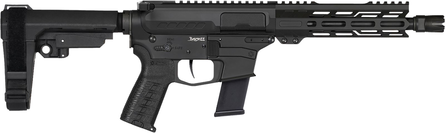 CMMG Banshee MKG .45 ACP 8" Satin Black Cerakote RipBrace Pistol 13+1