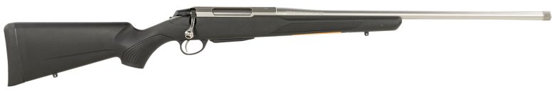 Tikka JRTXB37022MT T3 Lite Full Size 7mm Rem 3+1 22.40" Stainless Threaded Barrel, Drilled & Tapped Stainless Steel Receiver, Fixed Black Synthetic Stock, Right Hand