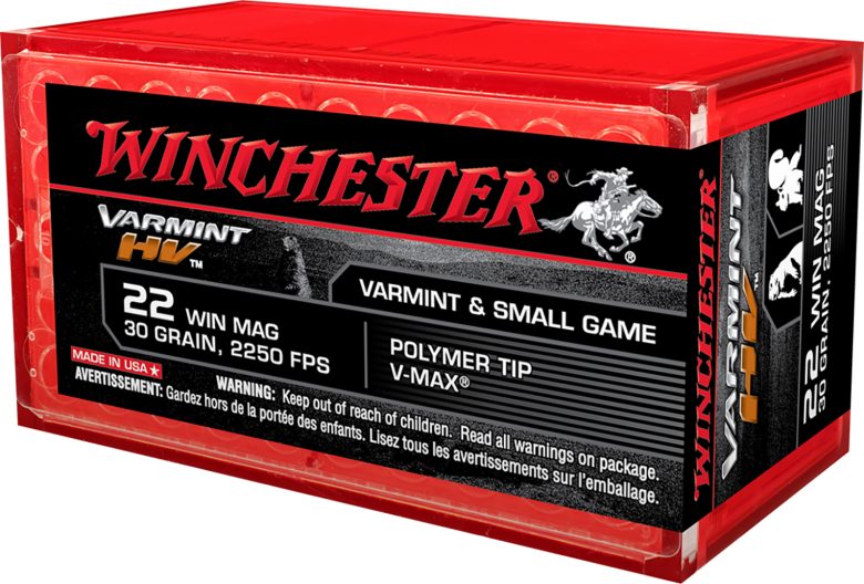 Winchester Varmint HV .22 WMR 30gr V-MAX 50rd