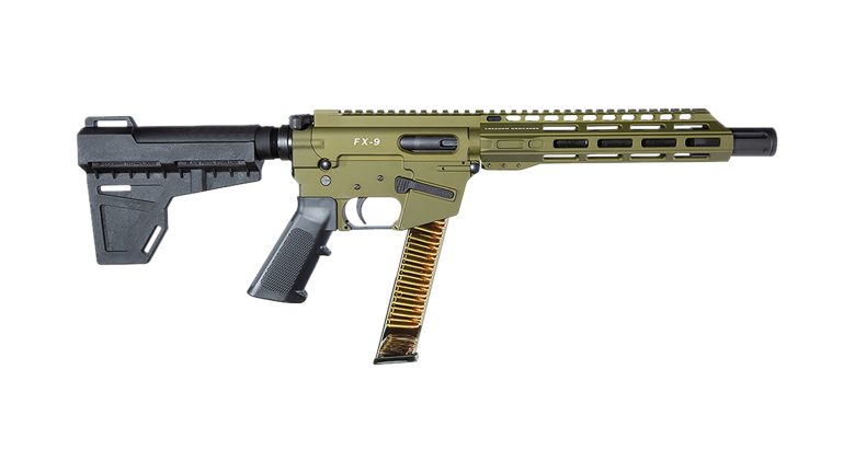 Freedom Ordnance FX9P10 OD Green 9mm 31+1 10" Pistol