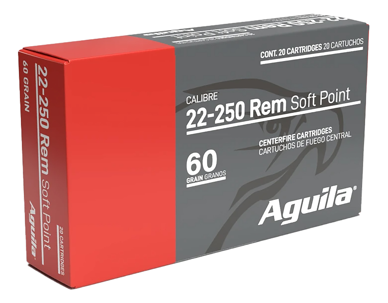 Aguila 22-250Rem 60gr InterLock Boat Tail 20 Rd