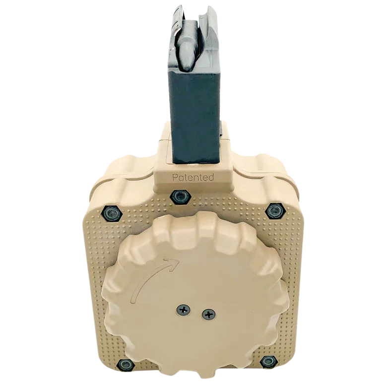 ProMag AR-10 FDE 308 Cal 50 ROUND DRUM MAGAZINE