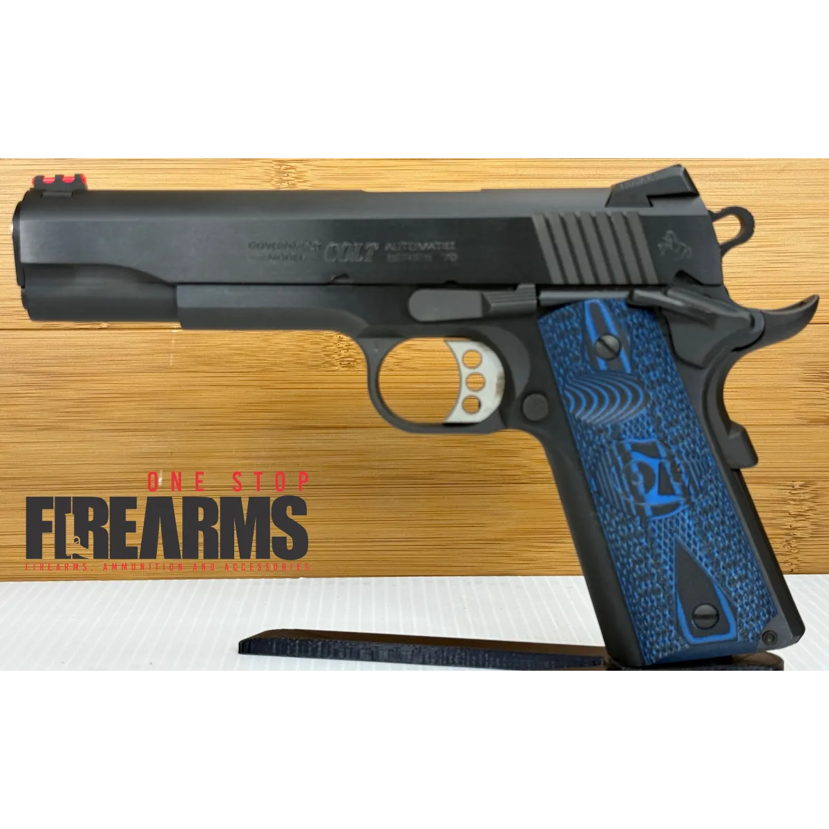 Colt 1911 Competition .45 ACP 5" Blued, G10 Grips Handgun