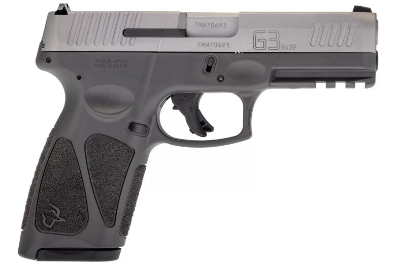 Taurus G3 Full Size Pistol - Gray / Stainless | 9mm | 4" Barrel | 15rd
