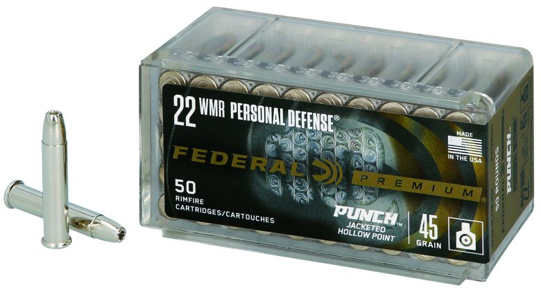 Federal Punch .22 WMR 45gr JHP Ammo 50rd