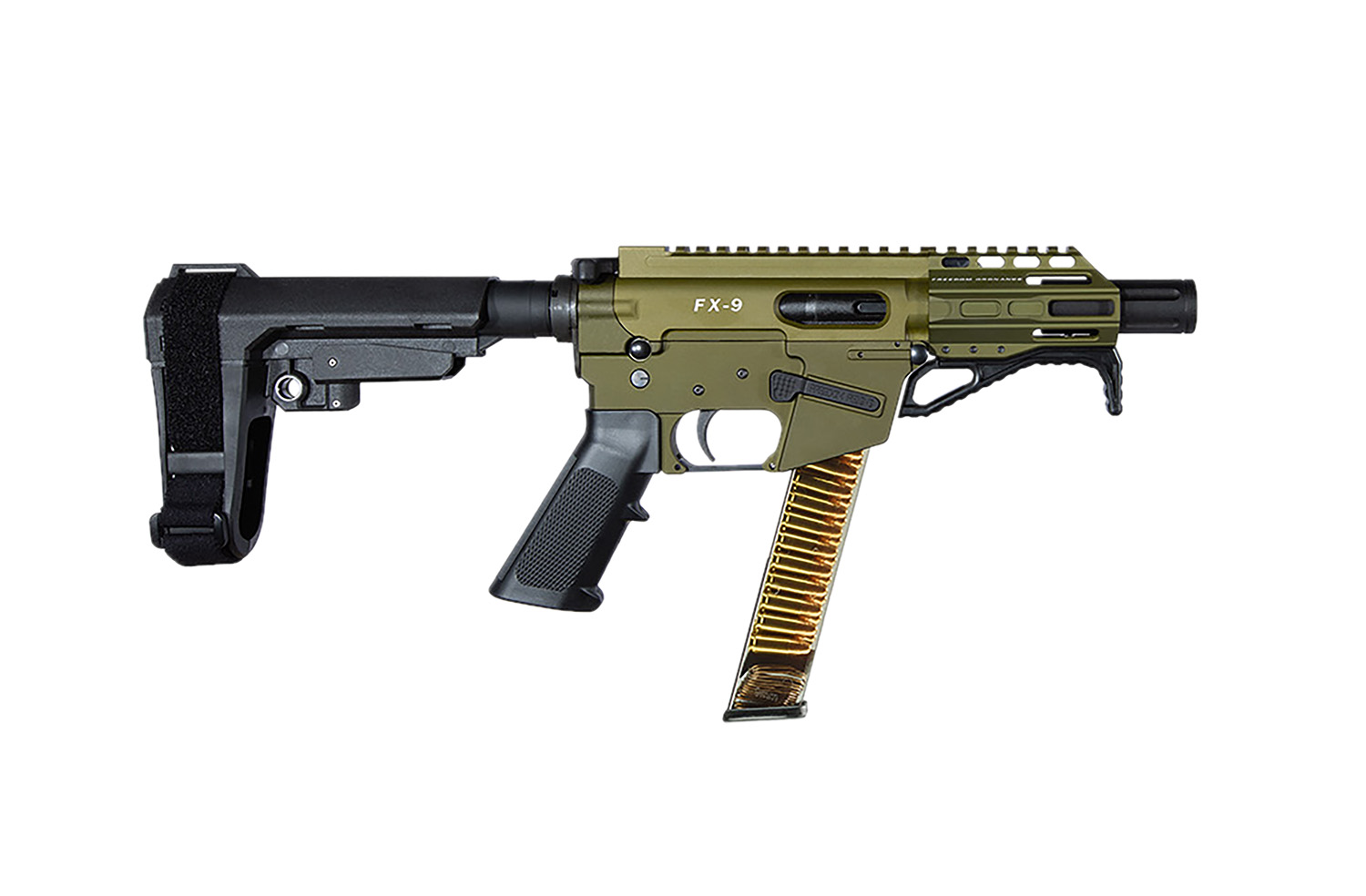 Freedom Ordnance FX9P 9mm 31+1 4" OD Green Pistol
