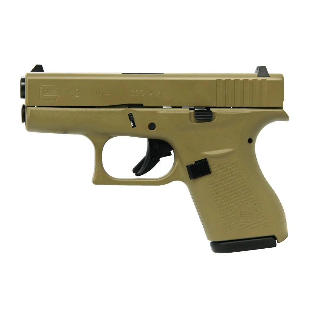 Glock 42 "FDE" .380 ACP 6rd Pistol
