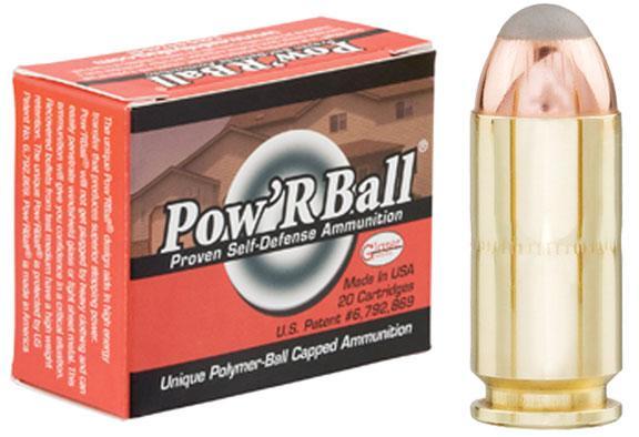 Glaser Pow'RBall Handgun Ammunition .40 S&W 135 gr JHP 1325 fps 20/box